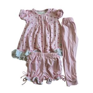 Makena Lane 3 Piece Lounge Set Pajamas